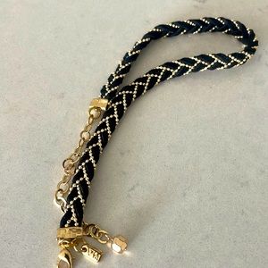 Vanessa Mooney suede and golden woven choker